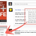 Google+ Update: Community-Moderatoren können Beiträge in Unterforen verschieben