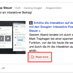 Erhöhe die Interaktion auf deine Beiträge mit den Google+ Interactive Posts